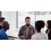 Man speaking in a support group