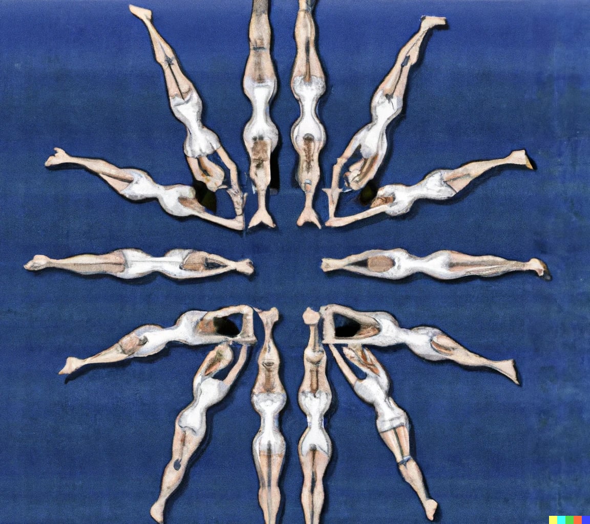 Artistic Swimming (Synchronized) (Traditionally female)