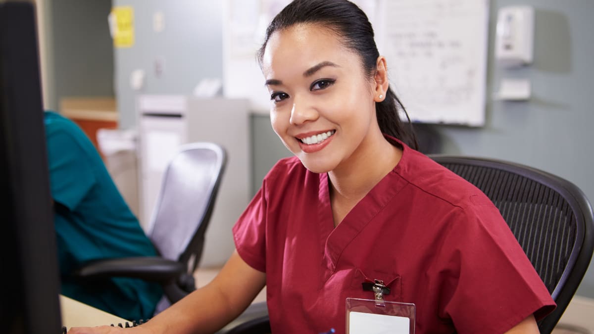 smiling nurse