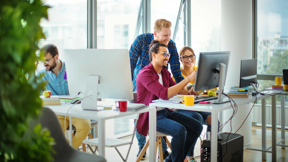 software engineers working for a cyber security company