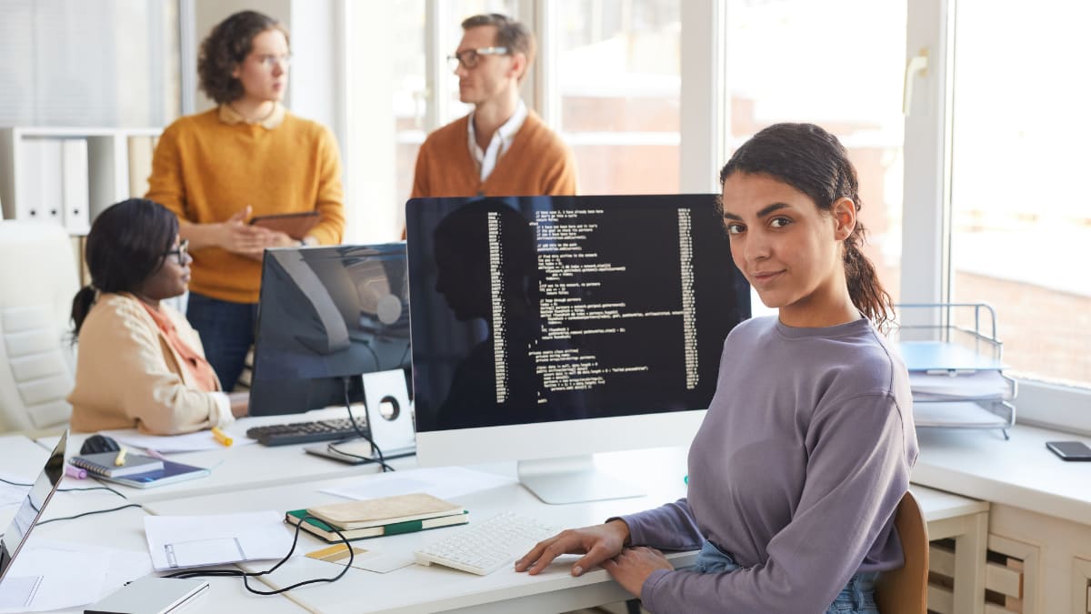 cyber security professional working for a software development company