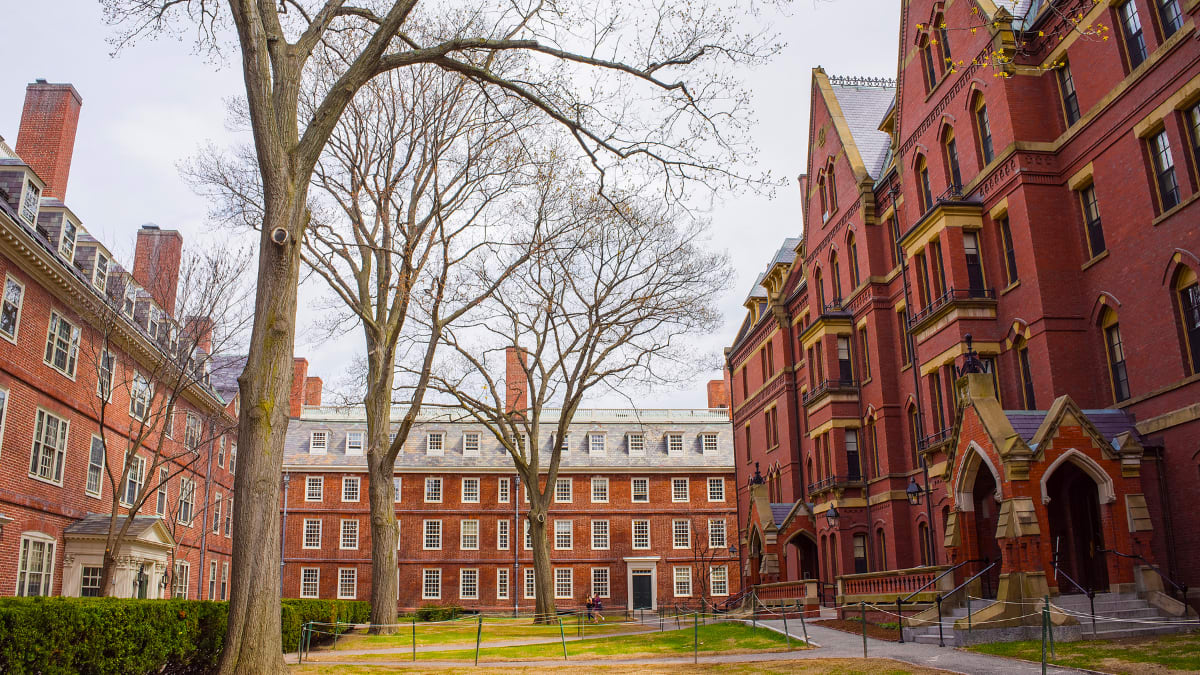 Dormitories and Harvard Computer Society Building in Harvard Yard