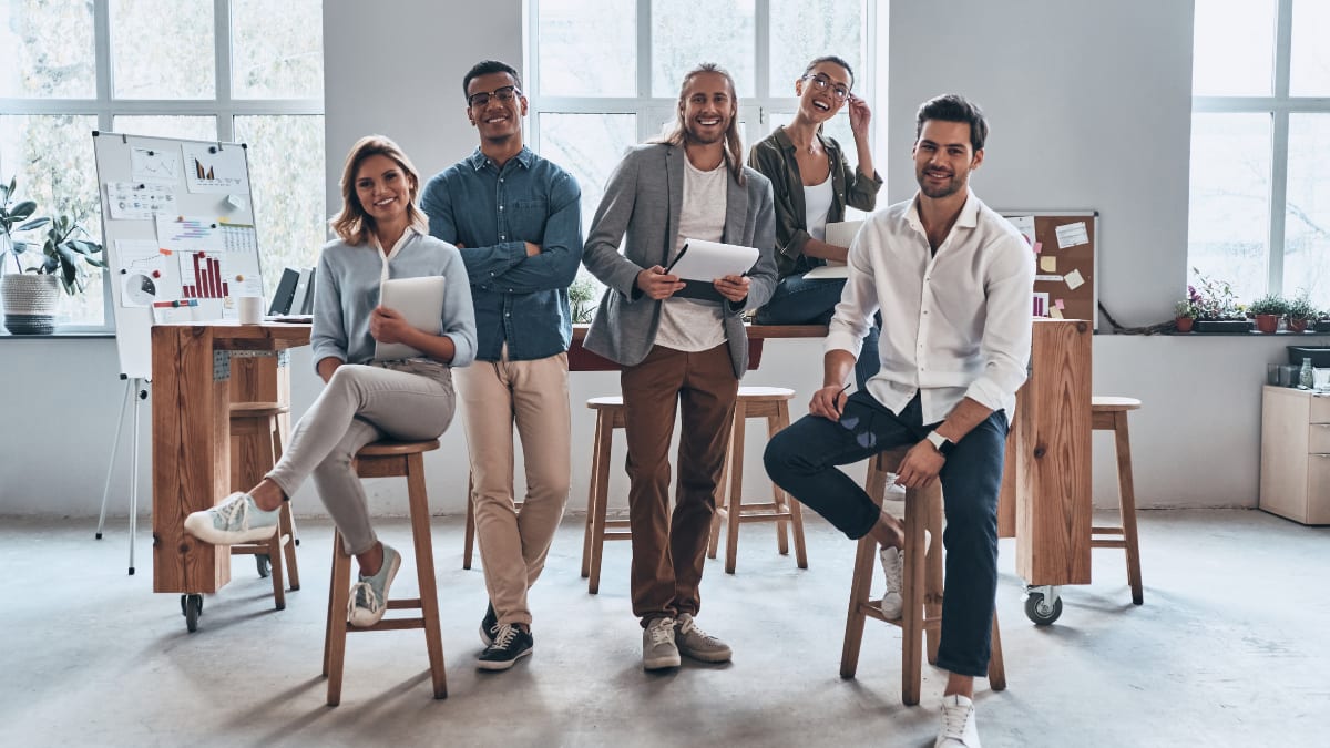 business professionals in an office