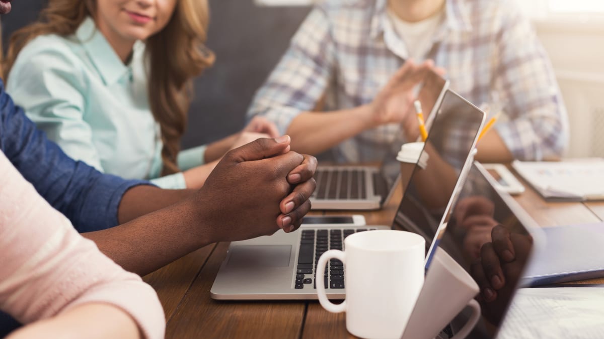 cyber security experts meeting together