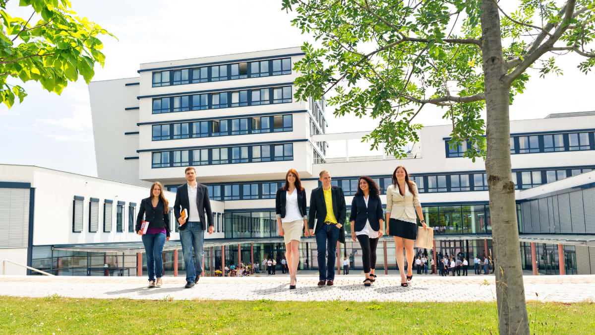 student workers on campus