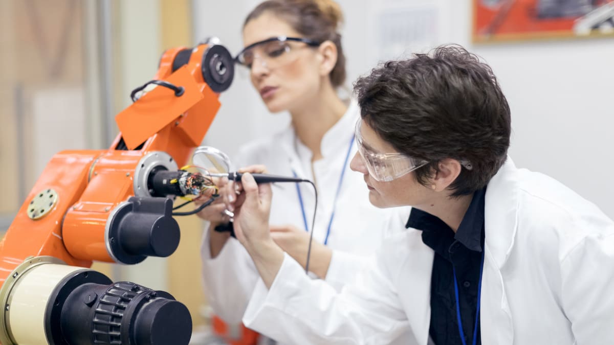 engineers in a research lab
