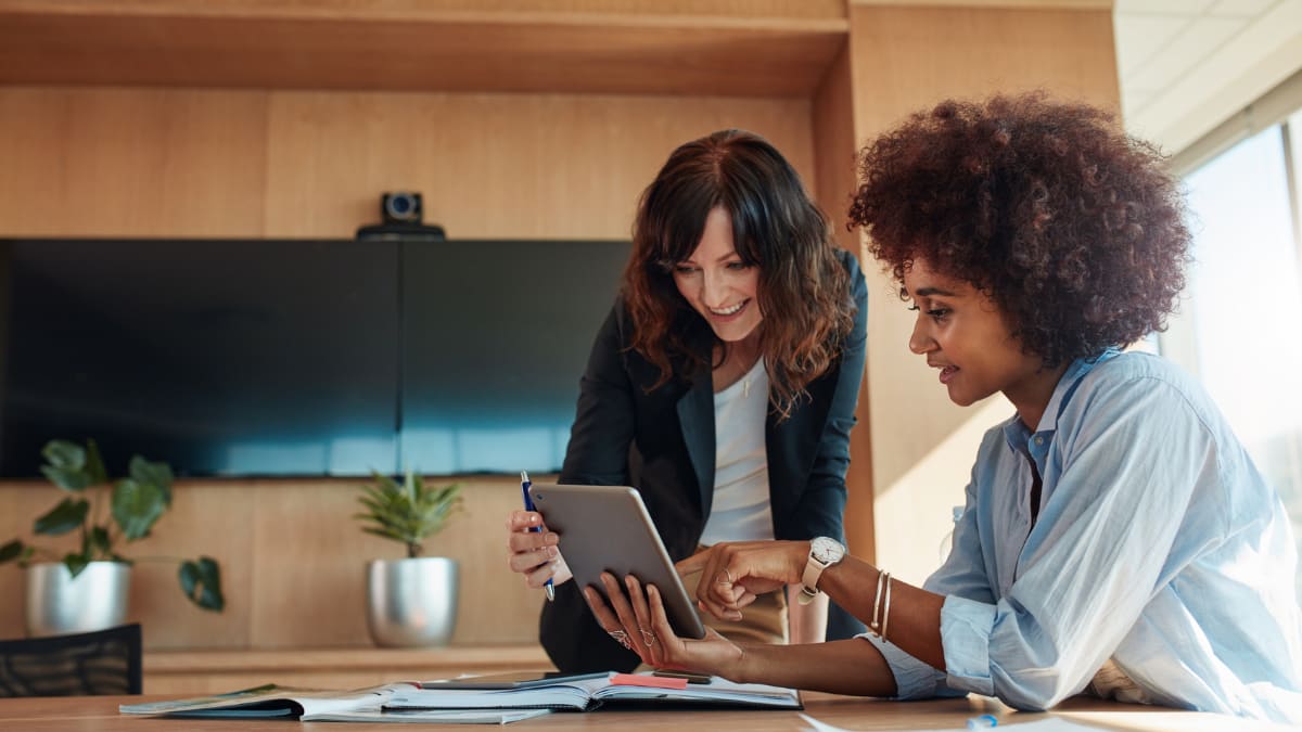 Academic Writer Reviewing Research