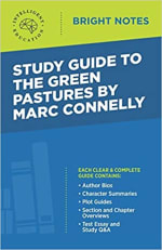 Book Cover for Study Guide to The Green Pastures by Marc Connelly