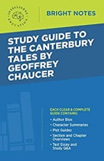 Book Cover for Study Guide to The Canterbury Tales by Geoffrey Chaucer