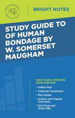 Book Cover for Study Guide to Of Human Bondage by W. Somerset Maugham