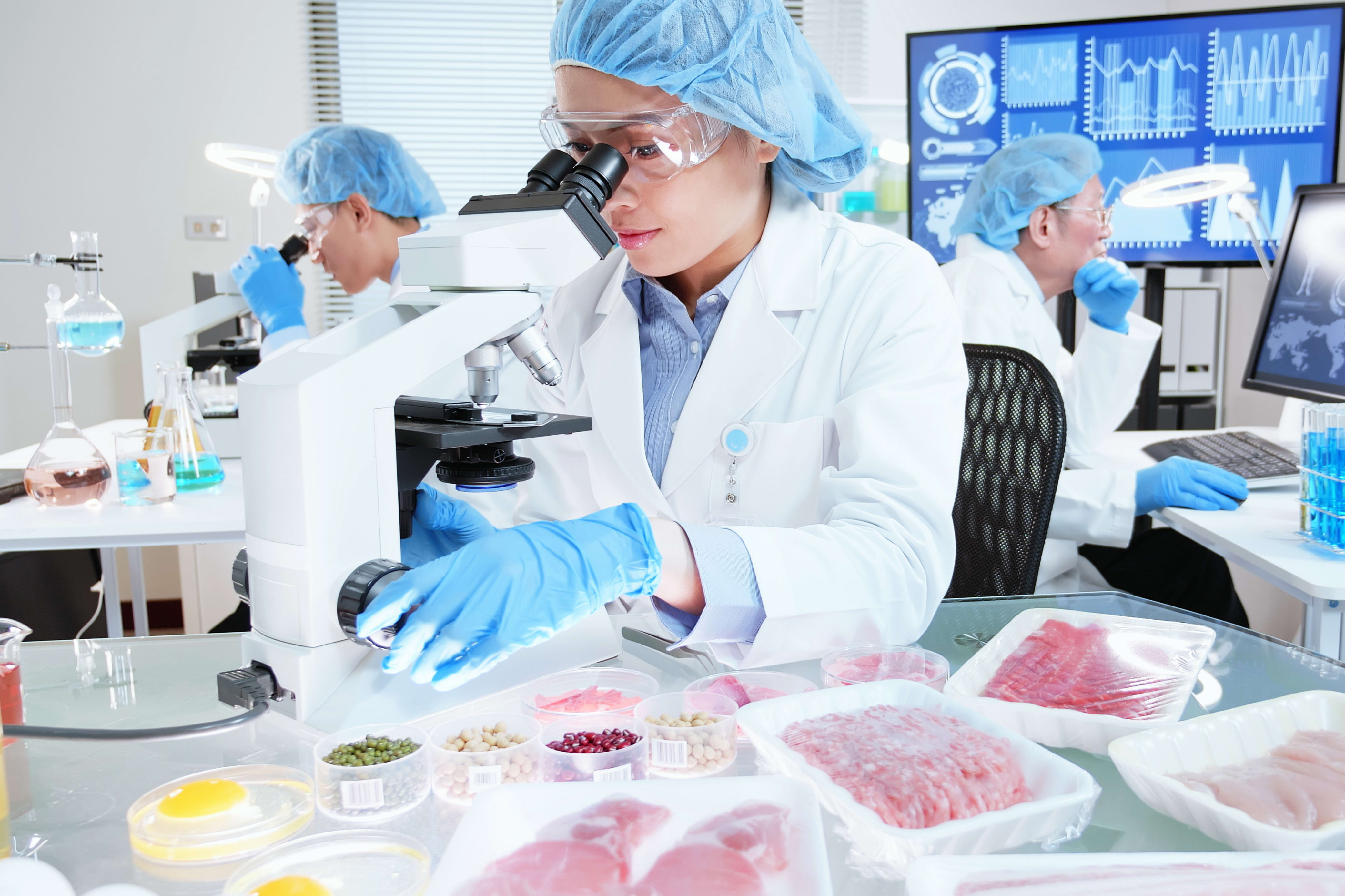 food scientist working in a laboratory
