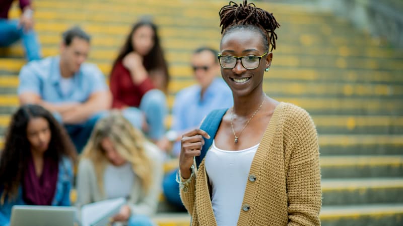 Students in a lecture hall