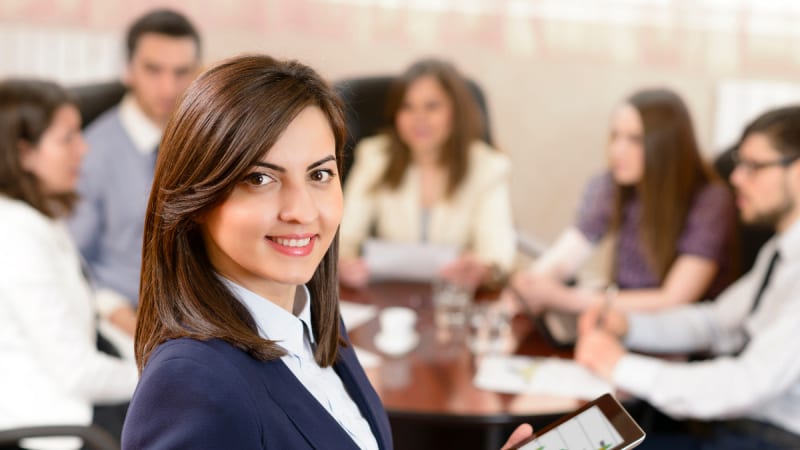 Group of young professionals