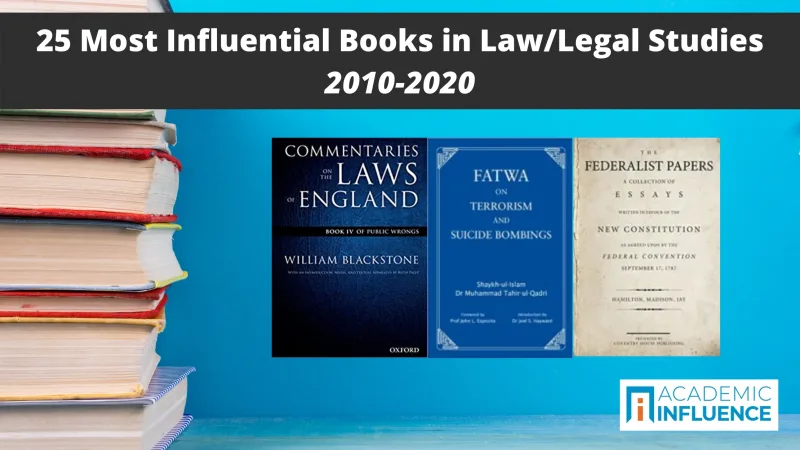 25 Most Influential Books in Law/Legal Studies 2010–2020