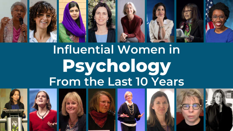 Influential Women in Psychology From the Last 10 Years