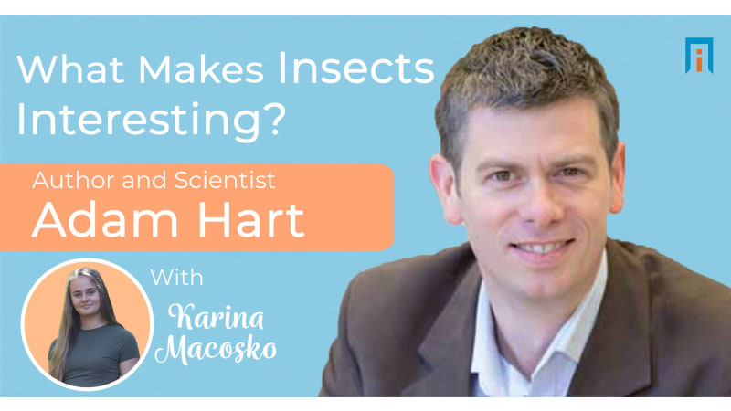What makes insects interesting? Entomologist Adam Hart talks with Karina